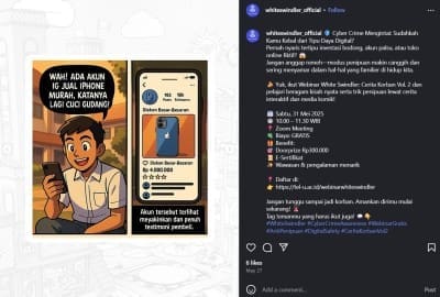Telkom University Surabaya Edukasi Masyarakat Lewat Komik Interaktif “The White Swindler Telkom University Surabaya Edukasi Masyarakat Lewat Komik Interaktif “The White Swindler