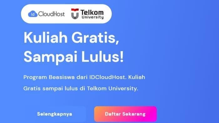 Cara Daftar Beasiswa IDCloudHost 2023, Kuliah S1 Gratis di Telkom University Sampai Lulus – Tribun Kaltim