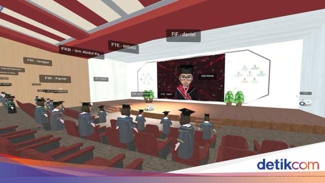 Masih Pandemi, Telkom University Gelar Wisuda Online di Metaverse – detikNews