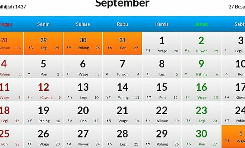 Jadwal Event Bandung Bulan September 2016 – wisatabdg.com