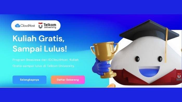 Info Beasiswa 2023: Link Pendaftaran Beasiswa S1 IDCloudHost, Kuliah Gratis di Telkom University – Tribun Kaltim