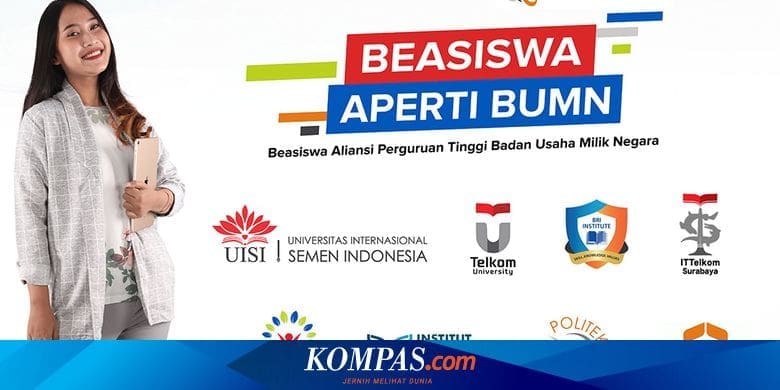 Dibuka, Pendaftaran Beasiswa S1 di 8 Perguruan Tinggi BUMN 2020 – Kompas.com – KOMPAS.com