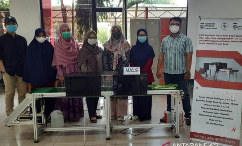 IT Telkom Surabaya kembangkan alat sterilisasi buah dan sayur – ANTARA Jawa Timur