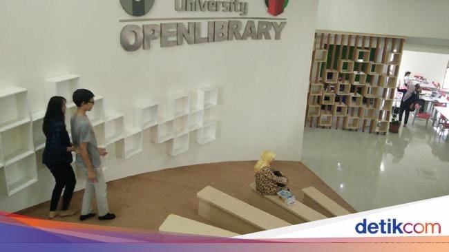 Begini Suasana Perpustakaan Keren di Telkom University Bandung – detikNews