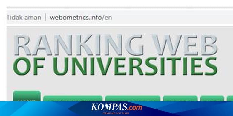 20 Universitas Terbaik di Indonesia Versi Webometrics 2021, Ada 3 PTS yang Masuk – Kompas.com – KOMPAS.com