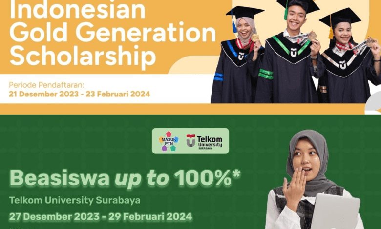 Pendaftaran Beasiswa Telkom University TA 2024/2025 Dibuka, Kuliah Gratis sampai Lulus – Malang Raya – Malang Raya