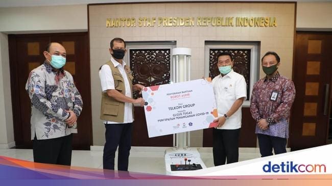 Telkom Kirim Robot Disinfeksi ke Gugus Tugas COVID-19, Ini Fungsinya