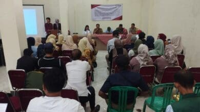 Bhabinkamtibmas Hadiri Kegiatan Pengabdian Masyarakat yang Dilaksanakan Oleh Mahasiswa Telkom University di Desa Citrureup
