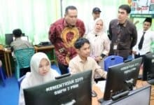 Wako Pariaman Tinjau Tes Akademik Telkom University untuk Program Saga Saja Plus 2025